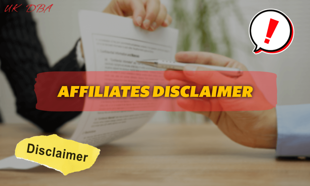 Affiliates Disclaimer